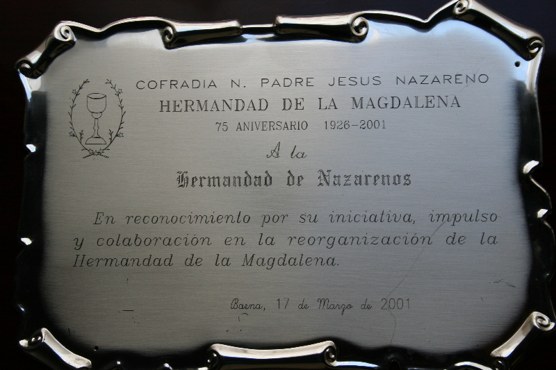 Placa Magdalena